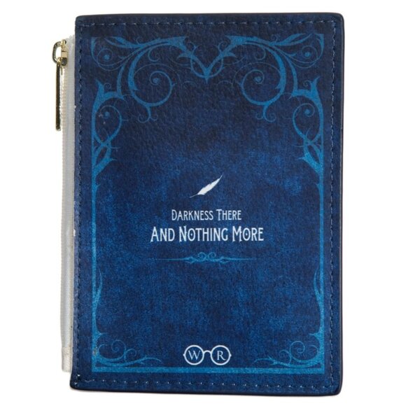 Edgar Allen Poe Raven Book Cover Coin Purse - Card Wallet - Book Lover Gifts - Picture 2 of 6